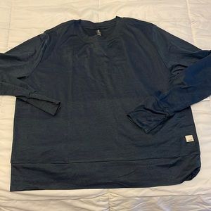 Vuori Blue top. Cropped. Brand new.